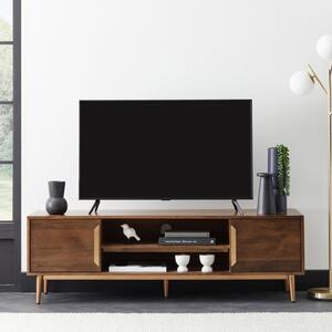 Anya Extra Wide TV Unit, Mango Wood for TVs up to 67"