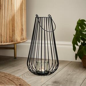 Black Wire Lantern