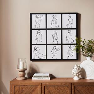 Female Form Framed Wall Art