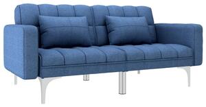 Sofa Bed Blue Fabric