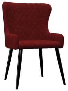 Dining Chairs 2 pcs Red Velvet