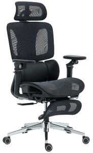 HOMCOM Ergonomic Office Chair, High Back Mesh Desk Chair, Black