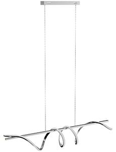 HOMCOM Pendant Light with 3 Colour Temperatures - Silver Tone
