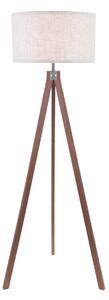 Dar Lighting Armitage Tripod Floor Lamp In Dark Wood With Shade