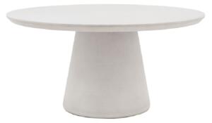 Payson Glass Concrete Round Dining Table In Linen