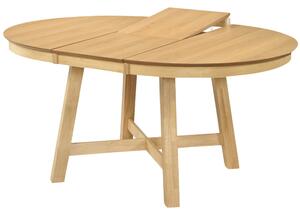 Rochelle Wooden Extending Dining Table - Light Oak