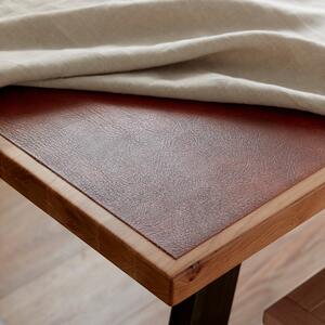 By the Metre Chester PVC Leatherette Brown