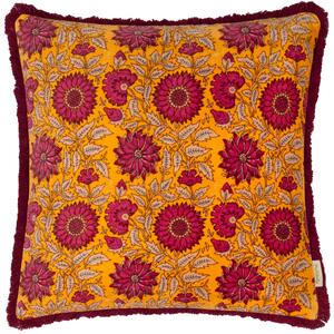 Portobella Cranbrook Square Cushion Red