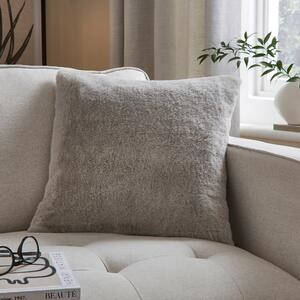 Silky Soft Faux Fur Square Cushion