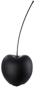 Gaily Small Ceramic Cherry Sculpture - Matt Black