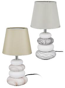Allston Ceramic Set Of 2 Table Lamps - Beige And Grey