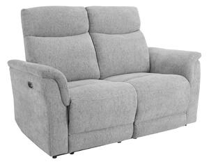 Marinette Fabric 2 Seater Electric Recliner Sofa In Grey