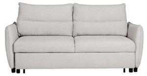 Randolph Fabric Sofa Bed With Black Legs In Light Grey