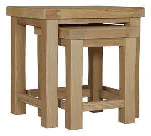 Danville Wooden Nest Of 2 Tables In Oak