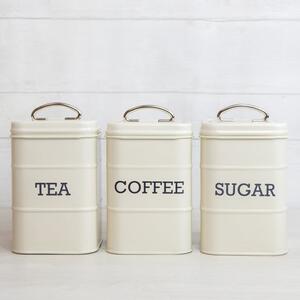 Vintage-Style Coffee Tea Sugar Canisters