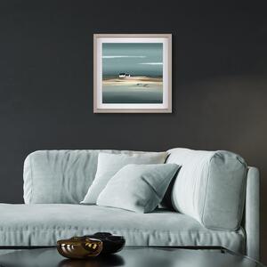 Azure by Ulyana Hammond Framed Print Grey