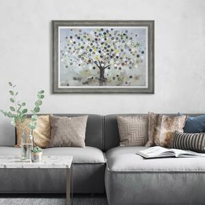 Watch Tree by Ulyana Hammond Framed Print Grey