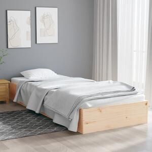 Bed Frame Solid Wood 90x190 cm Single