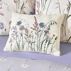 Catherine Lansfield Grasmere Floral 30cm x 40cm Filled Boudoir Lilac