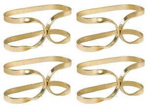 Himla Oslo napkin ring 4-pack brass