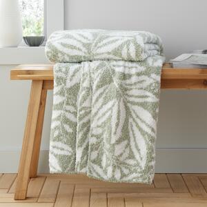 Catherine Lansfield So Soft Sorrel 130cm x 170cm Throw Green