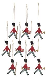 Bloomingville Guled Christmas tree decorations wood 9 pieces Parade