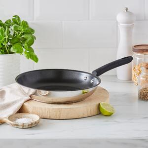 Stainless Steel Nonstick 24cm Frying Pan Silver