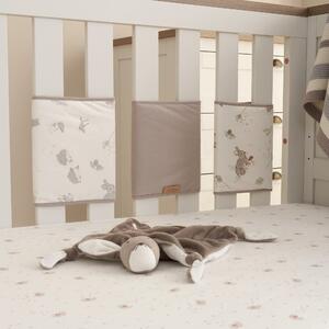 Tutti Bambini Pack of 6 Cot Wraps Beige/Brown