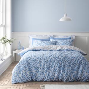 Chelford Blue Duvet Cover and Pillowcase Set Blue/White