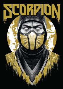 Art Poster Mortal Kombat - Scorpion, (26.7 x 40 cm)