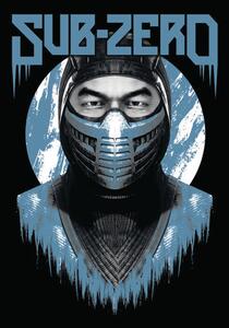 Art Poster Mortal Kombat - Sub-Zero, (26.7 x 40 cm)