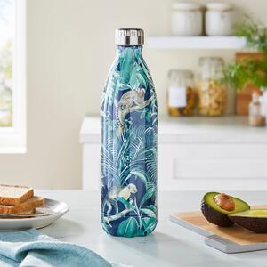 1L Water Flask, Jungle Luxe Blue
