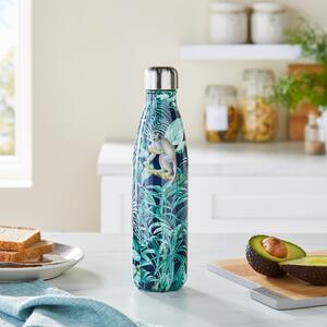 500ml Water Flask, Jungle Luxe Blue