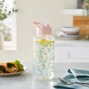 1L Plastic Water Bottle, Erwin Leaf Pink