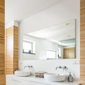 Bathroom Circuitt Mirror 140x90cm Clear