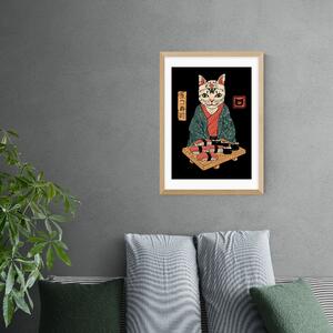 East End Prints Neko Sushi Bar Print