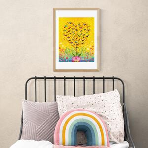 East End Prints The Sound of Sunshine Print Yellow