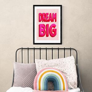 Dream Big Print Pink