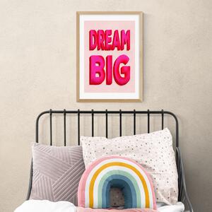 East End Prints Dream Big Print Pink