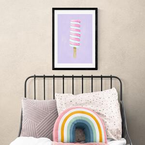 East End Prints Twister Print Purple