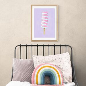 East End Prints Twister Print Purple