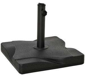 Outsunny Cement Parasol Base: Durable Umbrella Weight Stand, Sleek Black Design Aosom UK