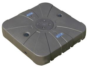 Outsunny Cantilever Patio Parasol Base, Square, Water or Sand Filled with Wheels and Crossbar, Heavy-Duty Aosom UK