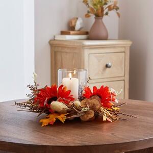 Artificial Sunflower Candle Holder