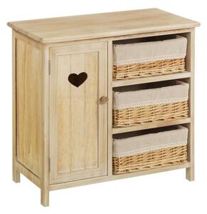 Chest of drawers COUNTRY Natural 56 x 30 x 55 cm