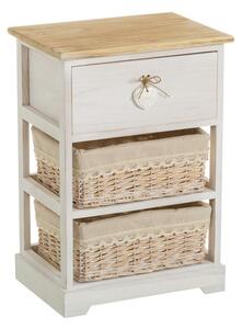 Chest of drawers SWEET HEART Cream Natural 40 x 29 x 58 cm