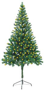 Artificial Pre-lit Christmas Tree with Stand 180 cm 564 Branches