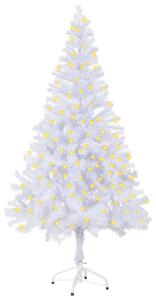Artificial Pre-lit Christmas Tree with Stand 150 cm 380 Branches