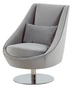 Finley Swivel Chair – Dove Grey