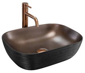 Countertop washbasin Rea Belinda COPPER BRUSH / Black